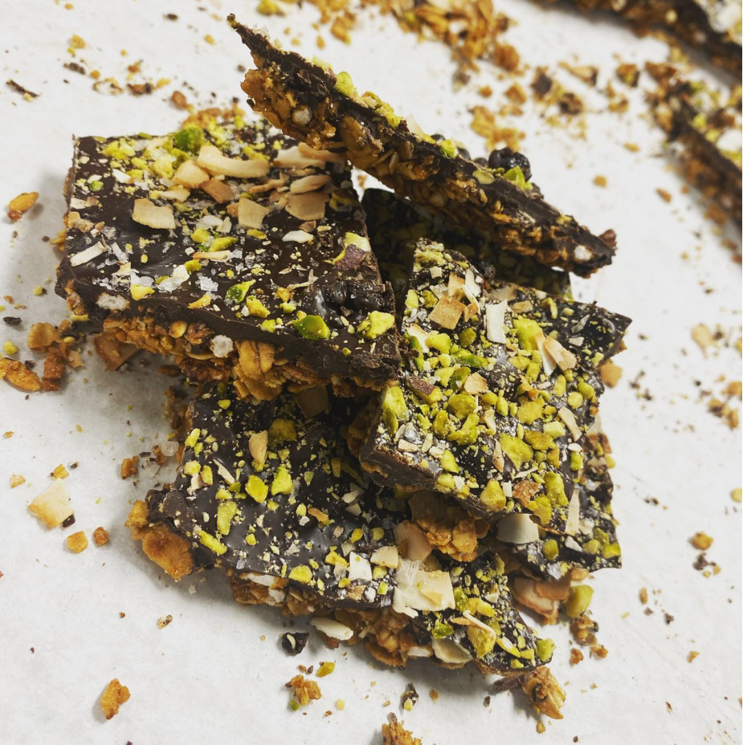 Dark Chocolate Granola Bark