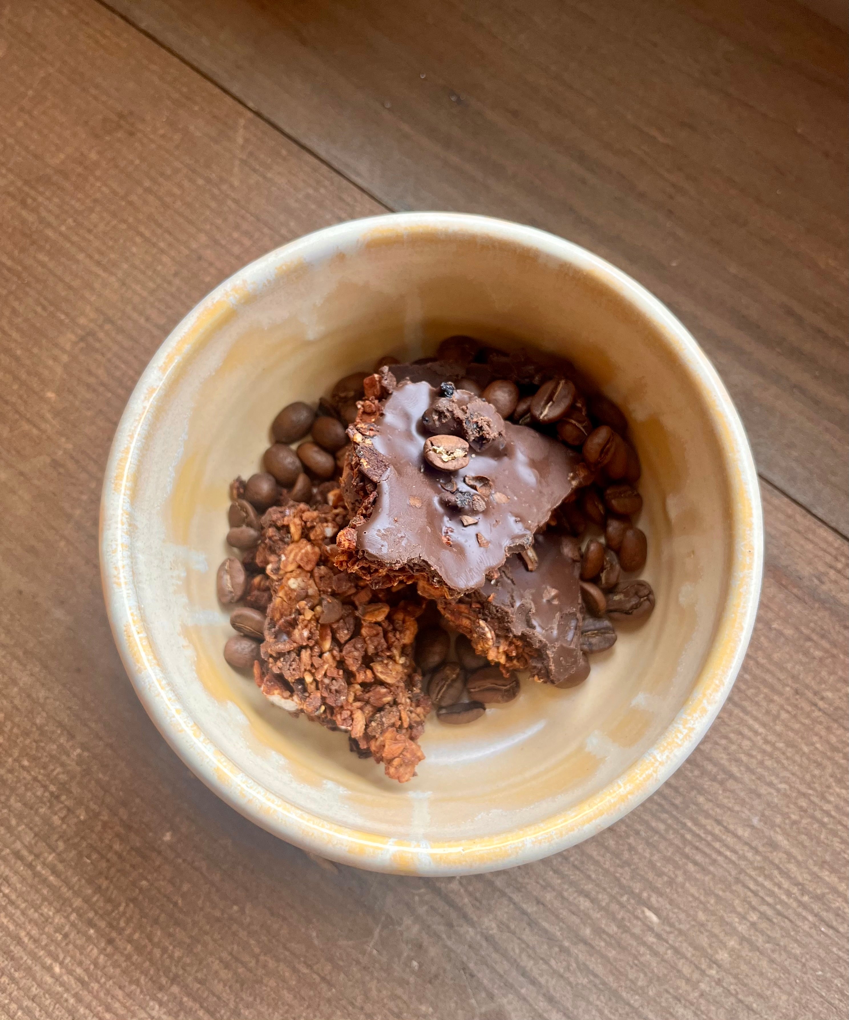 Dark Chocolate *Coffee* Granola Bark